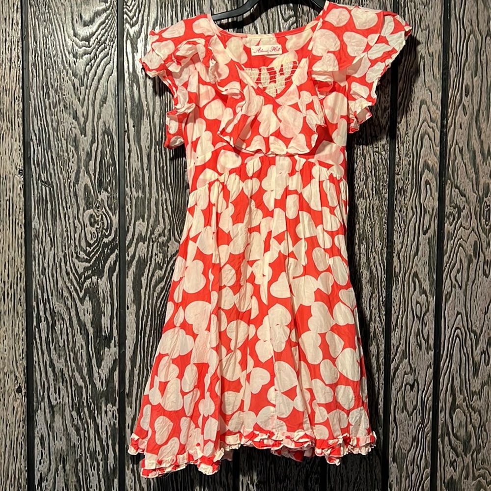 Alannah Hill - Australian designer coral and white color bandy doll dress